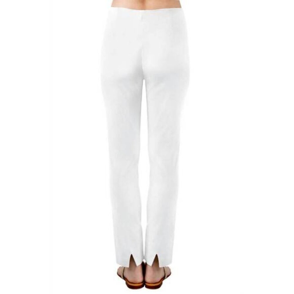Gretchen Scott Gripe Less Pull On Pant White S - Picture 4 of 16
